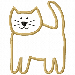 Cats Embroidery Design 3 Cats Embroidery Design 3